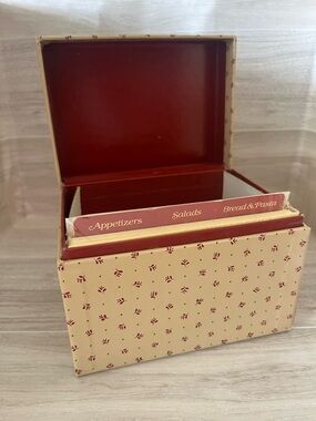 AVON Country Christmas Recipe Box Cards